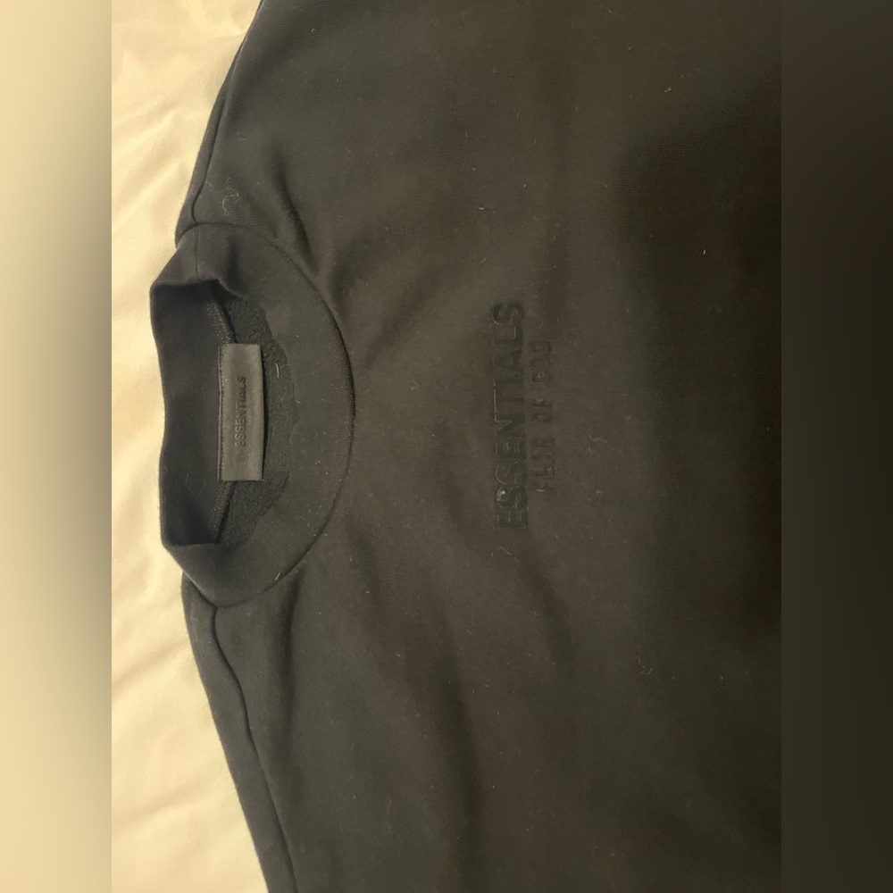 Essentials - Fear of God Crewneck Size: SML Color: Black